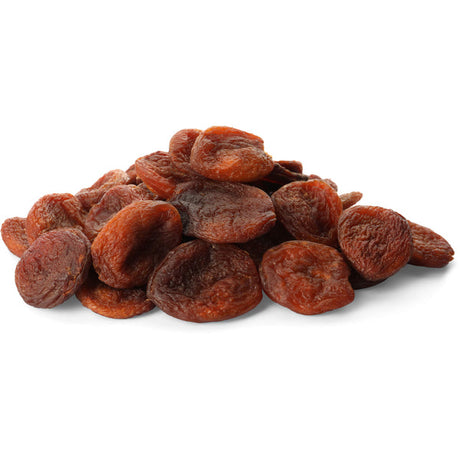 Close-up of Dried Apricots Uzbekistan Black – plump, golden apricots with a rich, natural sheen, showcasing their premium quality and freshness.