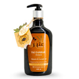 Shampoo With Keratin & Castrol Oil, 400ml, Perfect for color-treated, curly, straight, and textured hair seeking intense moisture and restoration.