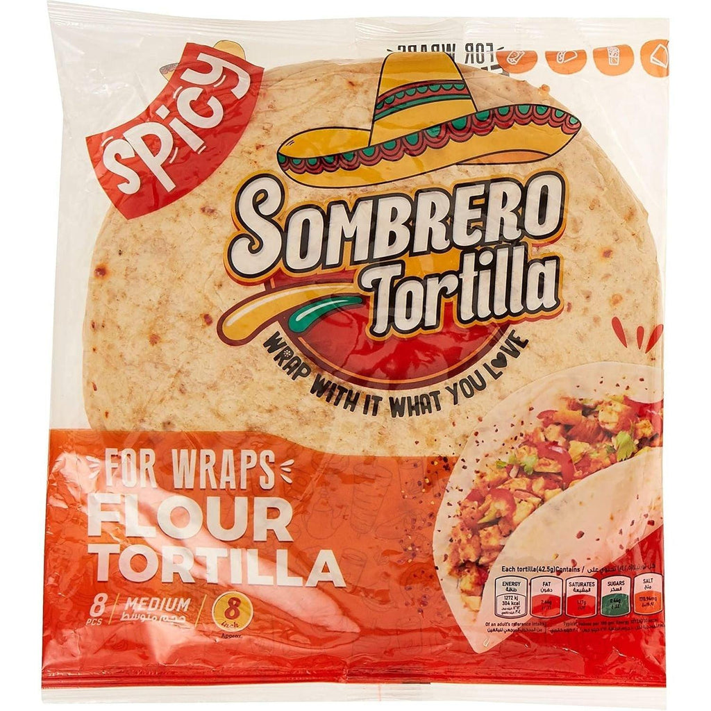 Sombrero Tortilla Medium Size 8Pcs - Shop Your Daily Fresh Products - Free Delivery 