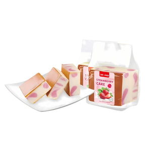Strawberry Marble Cake By Lex Jazz – 120g, soft fluffy sponge with fruity strawberry swirl, fresh in UAE