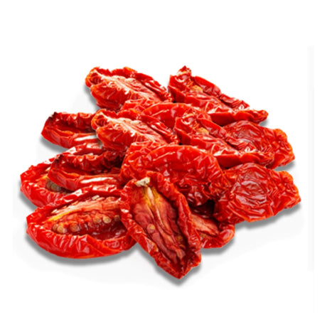 Sun-dried Natural Tomato on a white background