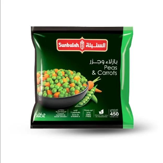 Sunbulah Peas and Carrots 450g - Shop Your Daily Fresh Products - Free Delivery 