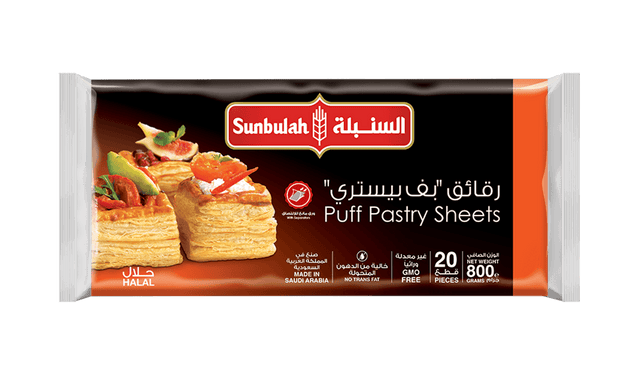 Sunbulah Puff Pastry Sheet 20 Pieces - Palmyra Orders