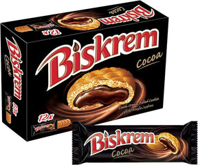 Ulker Biskrem Cocoa Cream Filled Cookie 24x54g - Palmyra Orders