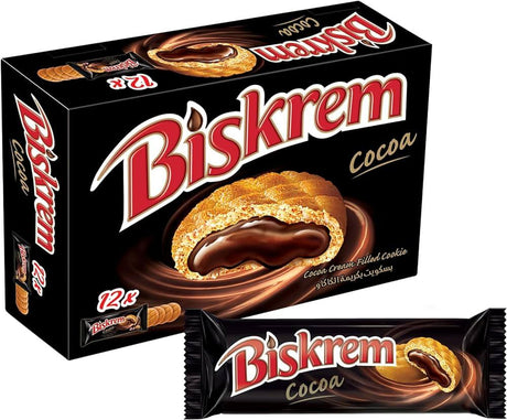 Ulker Biskrem Cocoa Cream Filled Cookie 24x54g - Shop Your Daily Fresh Products - Free Delivery 