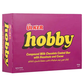 Ulker Hobby Cocoa and Hazelnuts Milk Chocolate Bar 36 Pieces - Palmyra Orders