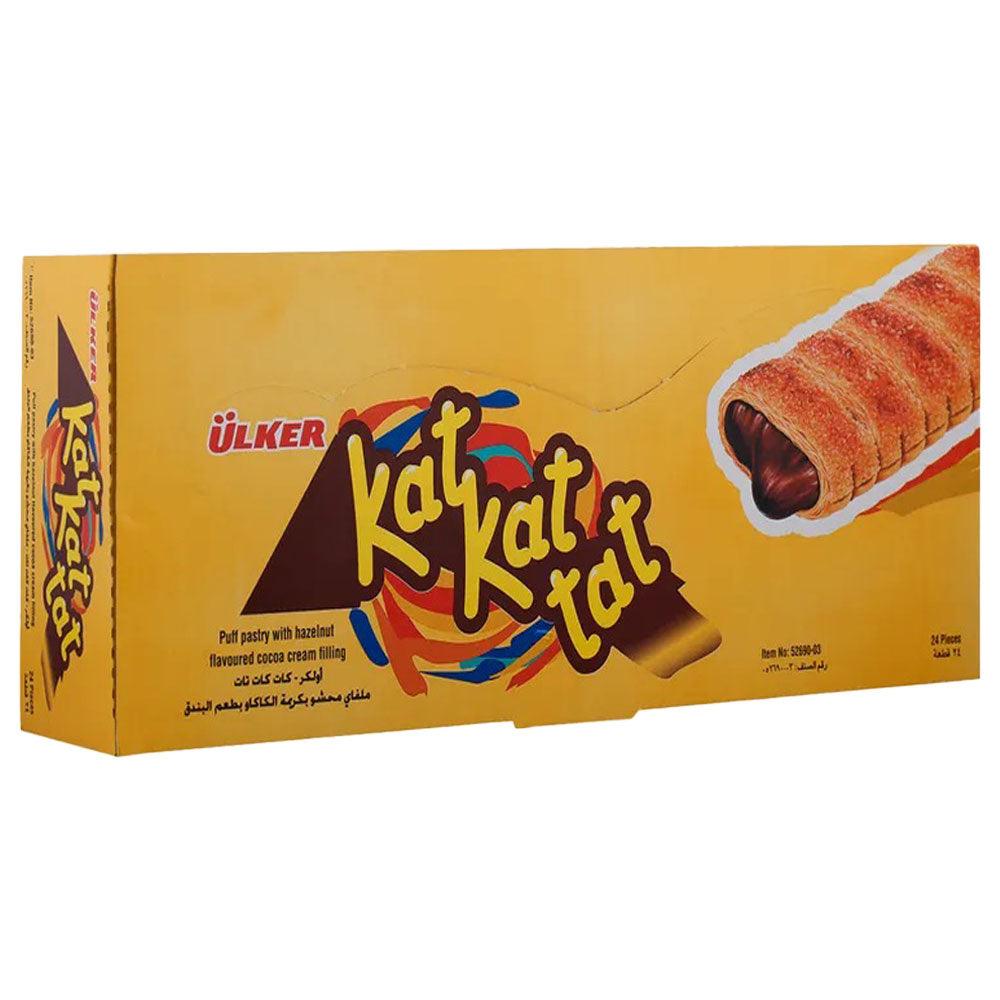 Ulker Kat Kat Tat Hazelnut Puff Pastry 24x24g - Shop Your Daily Fresh Products - Free Delivery 