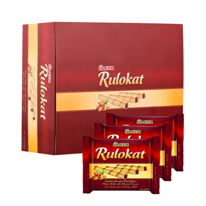 Ulker Rulokat Wafer Rolls with Hazelnut Cream 24 x 24g - Shop Your Daily Fresh Products - Free Delivery 