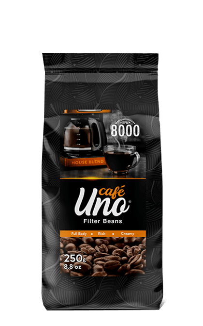 Uno Cafe Filter Coffee Beans 8000 250g - Palmyra Orders