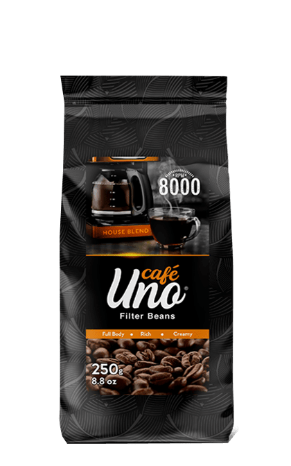 Uno Cafe Filter Coffee Beans 8000 250g - Shop Your Daily Fresh Products - Free Delivery 