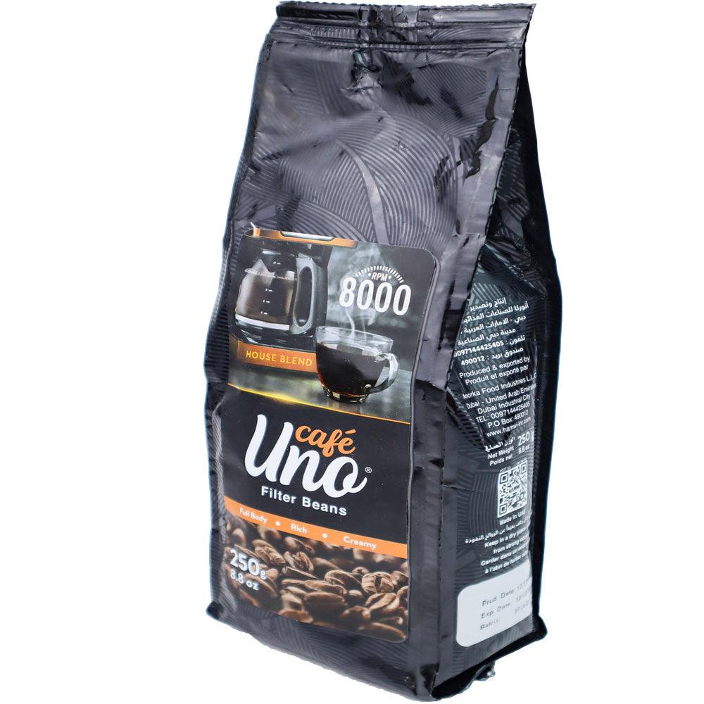 Uno Cafe Filter Beans 8000 250g - Shop Your Daily Fresh Products - Free Delivery 