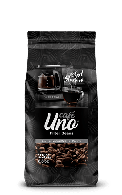 Uno Cafe Filter Coffee Beans Black Shadow 250g - Palmyra Orders