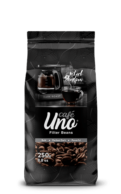 Uno Cafe Filter Coffee Beans Black Shadow 250g - Shop Your Daily Fresh Products - Free Delivery 