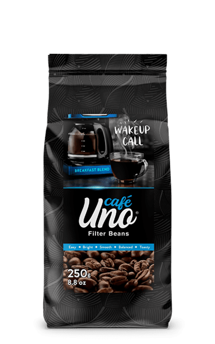 Uno Cafe Filter Coffee Beans Wakeup Call 250g - Palmyra Orders
