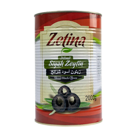 Zetina Sliced Black Olives 200 g - Shop Your Daily Fresh Products - Free Delivery 